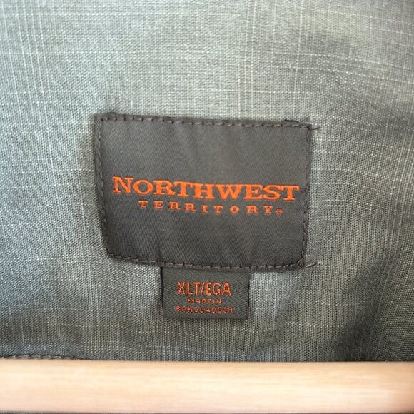 Northwest Territory Shirt Long Sleeve Button Down Woven Outdoor Chore - Picture 7 of 8